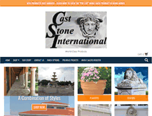 Tablet Screenshot of caststoneinternational.com
